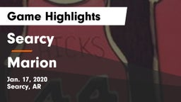 Searcy  vs Marion  Game Highlights - Jan. 17, 2020