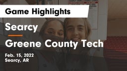 Searcy  vs Greene County Tech  Game Highlights - Feb. 15, 2022
