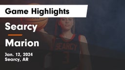 Searcy  vs Marion  Game Highlights - Jan. 12, 2024