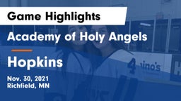 Academy of Holy Angels  vs Hopkins  Game Highlights - Nov. 30, 2021