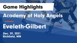 Academy of Holy Angels  vs Eveleth-Gilbert Game Highlights - Dec. 29, 2021