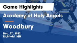 Academy of Holy Angels  vs Woodbury  Game Highlights - Dec. 27, 2022