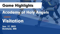 Academy of Holy Angels  vs Visitation  Game Highlights - Jan. 17, 2023