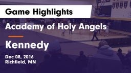 Academy of Holy Angels  vs Kennedy  Game Highlights - Dec 08, 2016