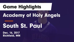 Academy of Holy Angels  vs South St. Paul  Game Highlights - Dec. 16, 2017