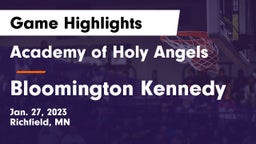 Academy of Holy Angels  vs Bloomington Kennedy  Game Highlights - Jan. 27, 2023