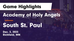 Academy of Holy Angels  vs South St. Paul  Game Highlights - Dec. 2, 2023