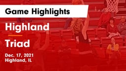 Highland  vs Triad  Game Highlights - Dec. 17, 2021