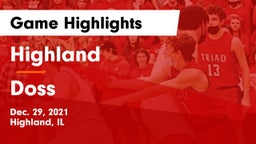 Highland  vs Doss  Game Highlights - Dec. 29, 2021