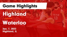 Highland  vs Waterloo  Game Highlights - Jan. 7, 2022