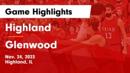 Highland  vs Glenwood  Game Highlights - Nov. 24, 2023