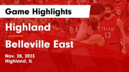 Highland  vs Belleville East  Game Highlights - Nov. 28, 2023