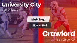 Matchup: University City HS vs. Crawford  2016