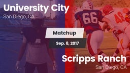 Matchup: University City HS vs. Scripps Ranch  2017
