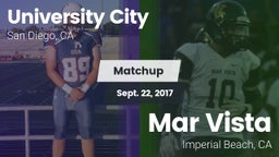 Matchup: University City HS vs. Mar Vista  2017