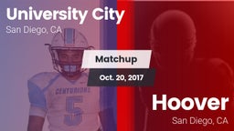 Matchup: University City HS vs. Hoover  2017