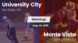 Matchup: University City HS vs. Monte Vista  2018