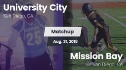 Matchup: University City HS vs. Mission Bay  2018