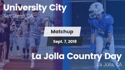 Matchup: University City HS vs. La Jolla Country Day  2018