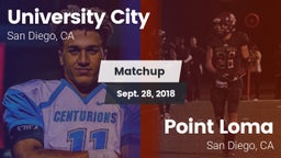 Matchup: University City HS vs. Point Loma  2018