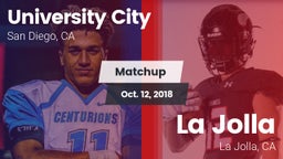 Matchup: University City HS vs. La Jolla  2018