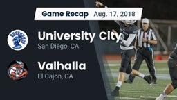 Recap: University City  vs. Valhalla  2018