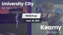 Matchup: University City HS vs. Kearny  2019
