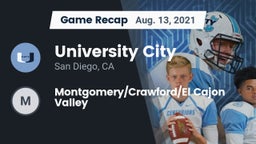 Recap: University City  vs. Montgomery/Crawford/El Cajon Valley 2021