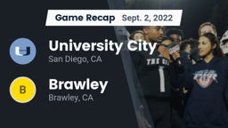 Recap: University City  vs. Brawley  2022