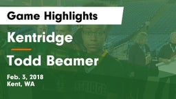 Kentridge  vs Todd Beamer  Game Highlights - Feb. 3, 2018