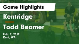 Kentridge  vs Todd Beamer  Game Highlights - Feb. 2, 2019