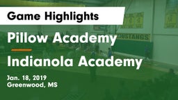 Pillow Academy vs Indianola Academy Game Highlights - Jan. 18, 2019
