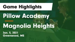 Pillow Academy vs Magnolia Heights  Game Highlights - Jan. 5, 2021