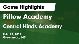 Pillow Academy vs Central Hinds Academy  Game Highlights - Feb. 23, 2021