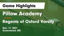 Pillow Academy vs Regents of Oxford Varsity Game Highlights - Nov. 11, 2021