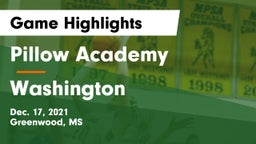 Pillow Academy vs Washington  Game Highlights - Dec. 17, 2021
