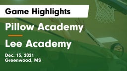 Pillow Academy vs Lee Academy  Game Highlights - Dec. 13, 2021