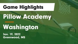 Pillow Academy vs Washington  Game Highlights - Jan. 19, 2022