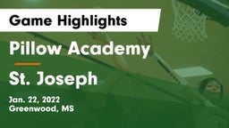 Pillow Academy vs St. Joseph Game Highlights - Jan. 22, 2022