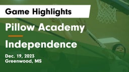 Pillow Academy vs Independence  Game Highlights - Dec. 19, 2023