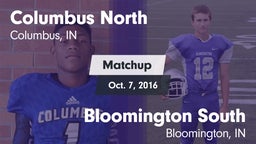 Matchup: Columbus North High vs. Bloomington South  2016