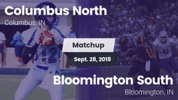 Matchup: Columbus North High vs. Bloomington South  2018