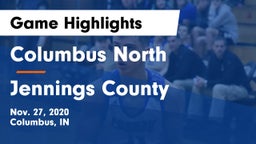 Columbus North  vs Jennings County  Game Highlights - Nov. 27, 2020