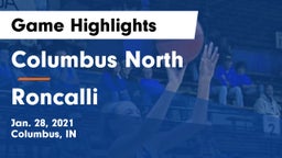 Columbus North  vs Roncalli  Game Highlights - Jan. 28, 2021