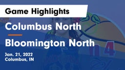 Columbus North  vs Bloomington North  Game Highlights - Jan. 21, 2022