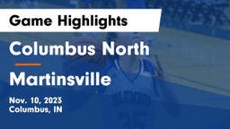 Columbus North  vs Martinsville  Game Highlights - Nov. 10, 2023