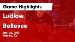 Ludlow  vs Bellevue  Game Highlights - Jan. 20, 2023