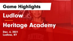 Ludlow  vs Heritage Academy Game Highlights - Dec. 6, 2021