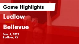 Ludlow  vs Bellevue  Game Highlights - Jan. 4, 2022
