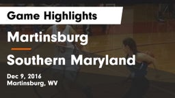 Martinsburg  vs Southern Maryland Game Highlights - Dec 9, 2016